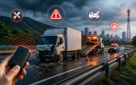 Crash and towing detection plus anti-jamming alerts placeholder